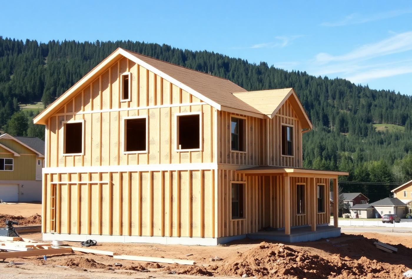 New construction subdivision on the outskirts of Allentown