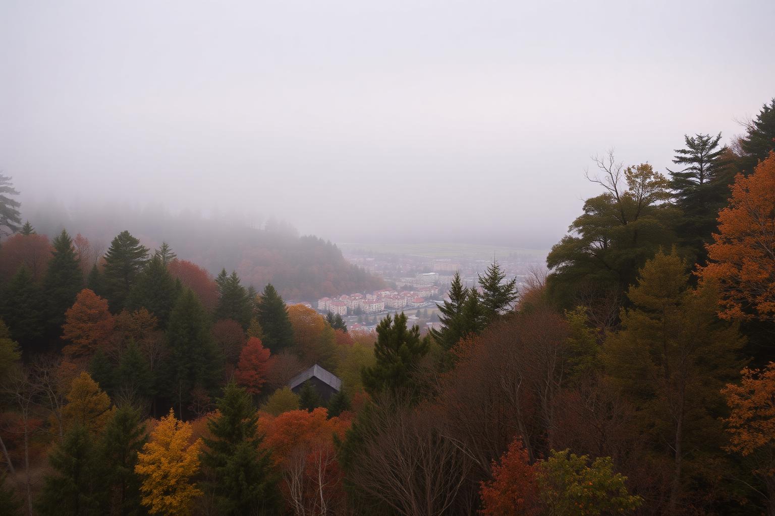 Northeastern Pennsylvania valley city ringed by forested ridges