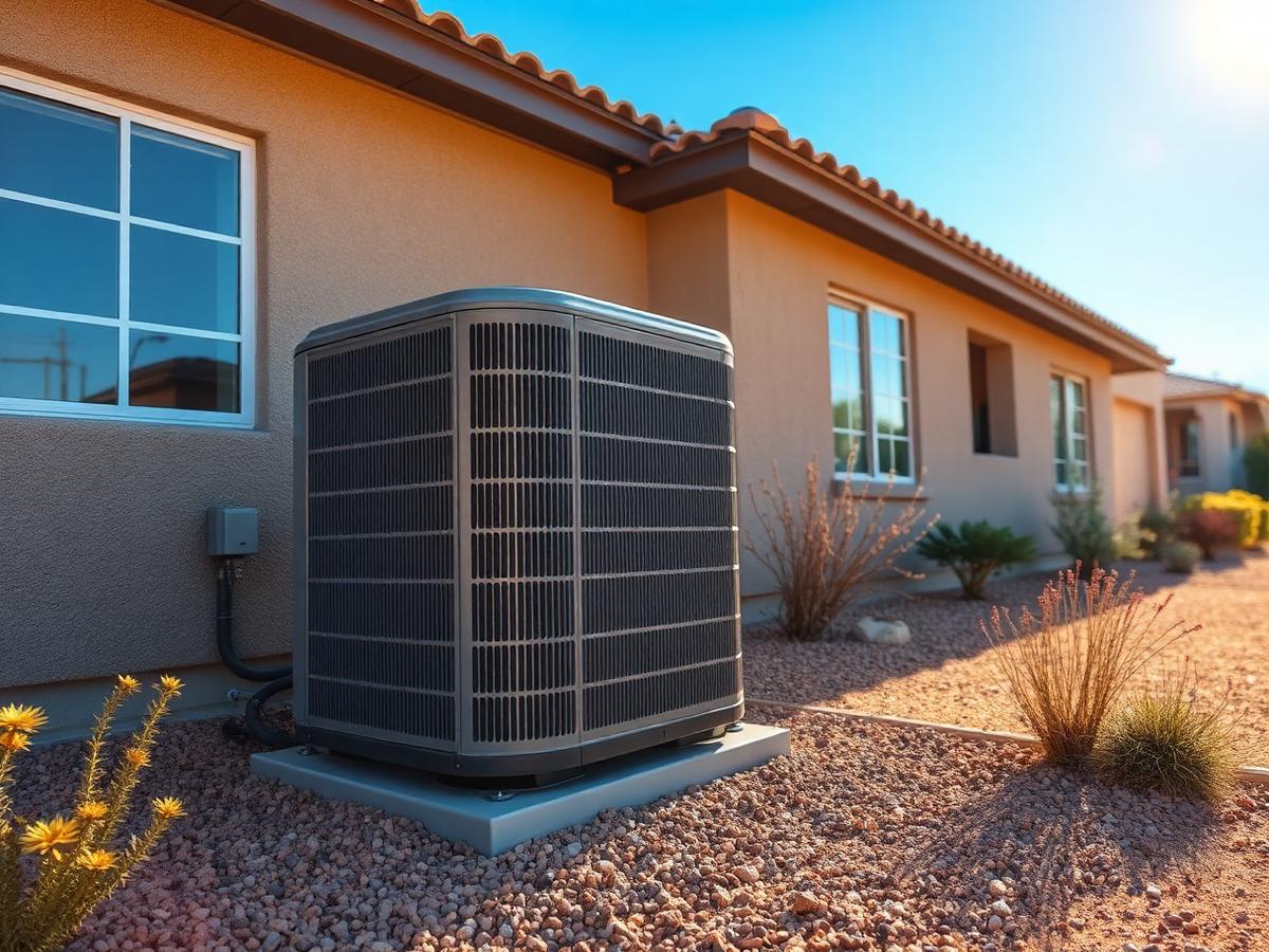 HVAC condenser unit serviced after a triple-digit heat stretch at a Natomas, Sacramento home