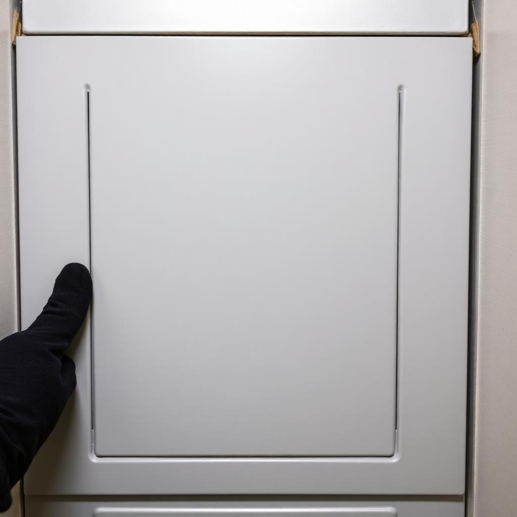 Furnace tucked into a tight mechanical closet in a Philadelphia rowhome