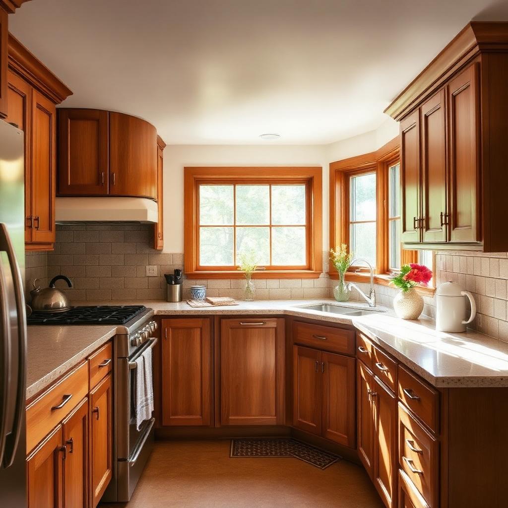 Remodeled kitchen in an older craftsman home in Oakland's Glenview neighborhood