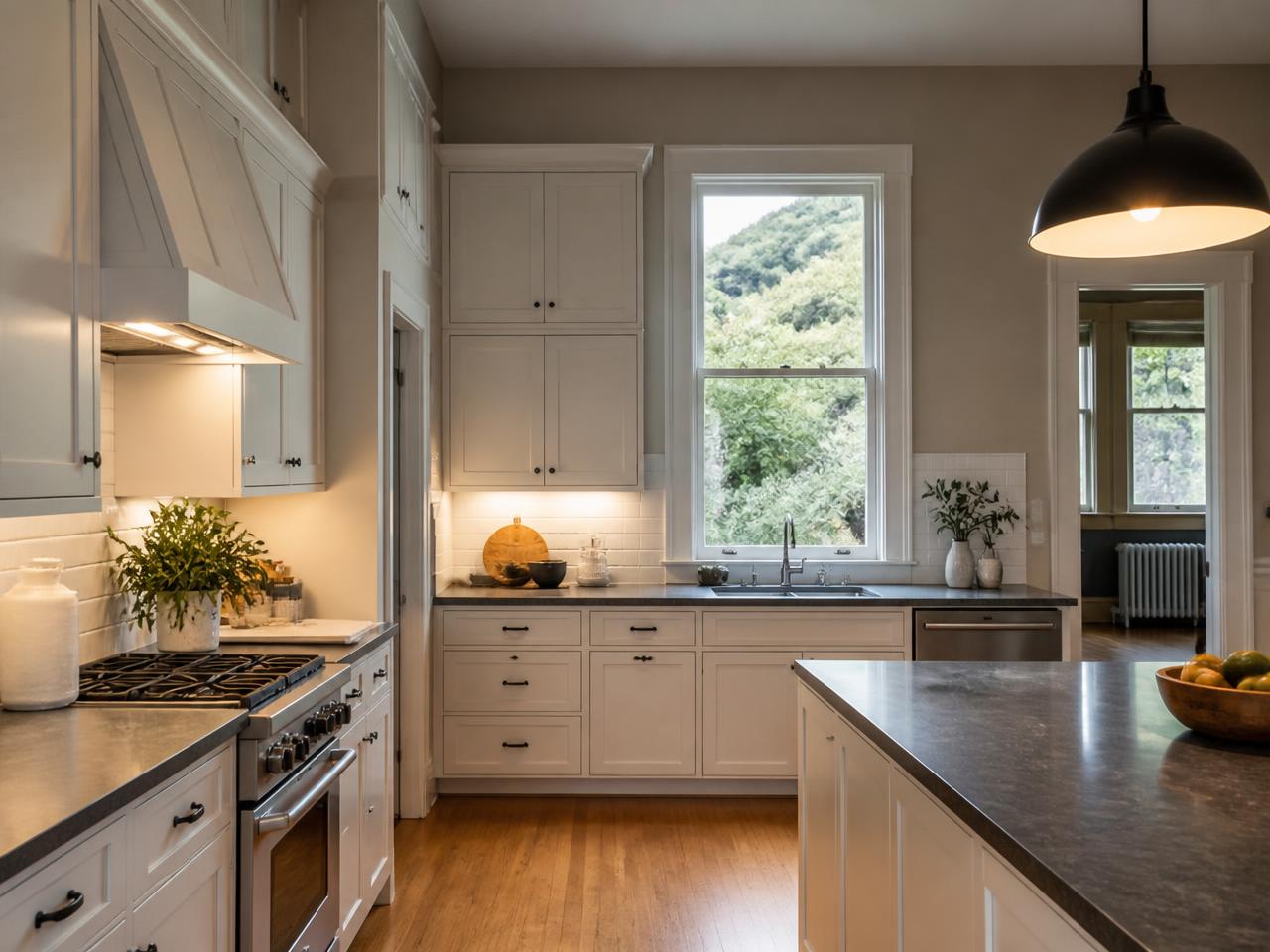 Renovated kitchen in an older Pittsburgh home