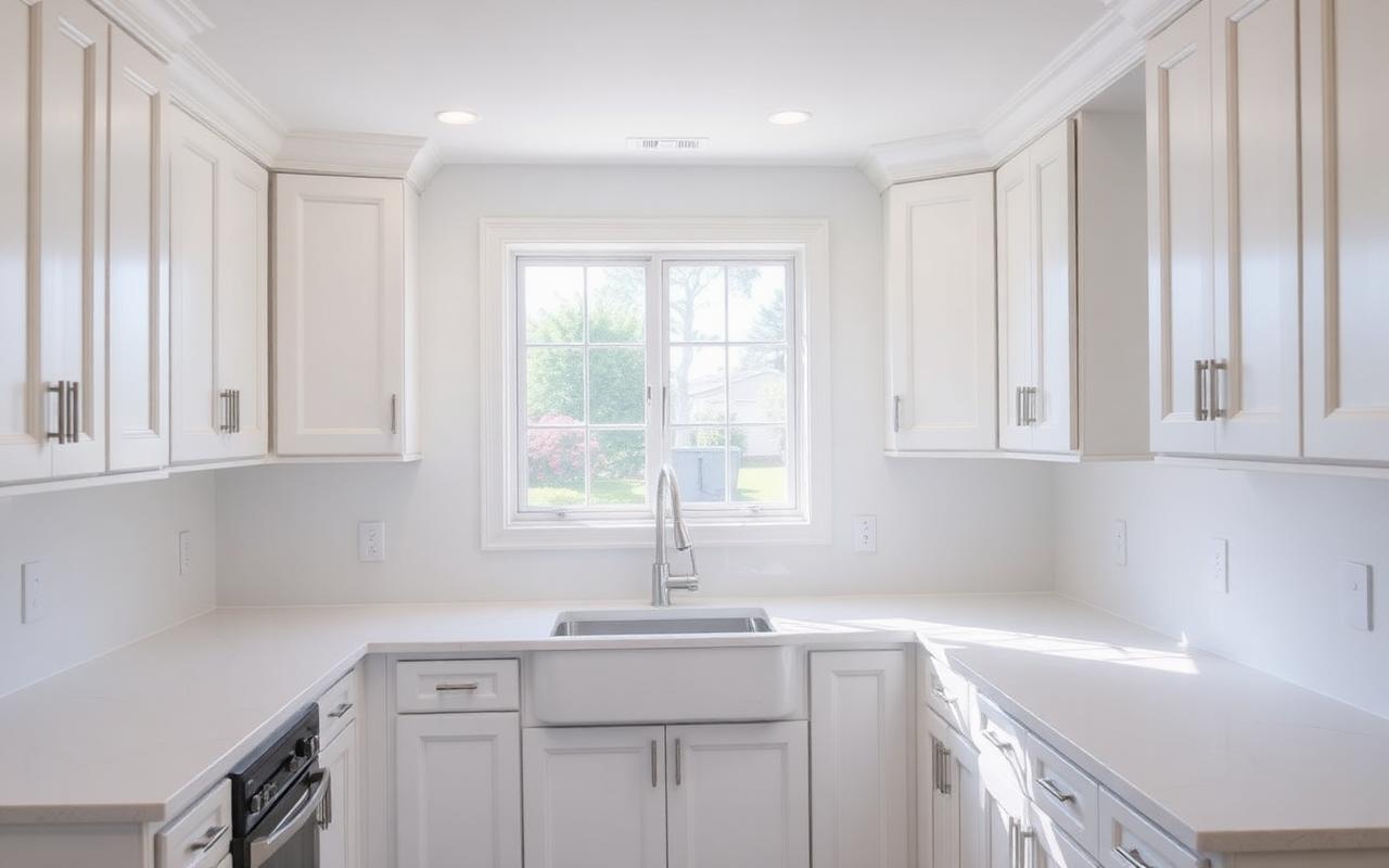 Gut-renovated kitchen in a Hempstead-area ranch home
