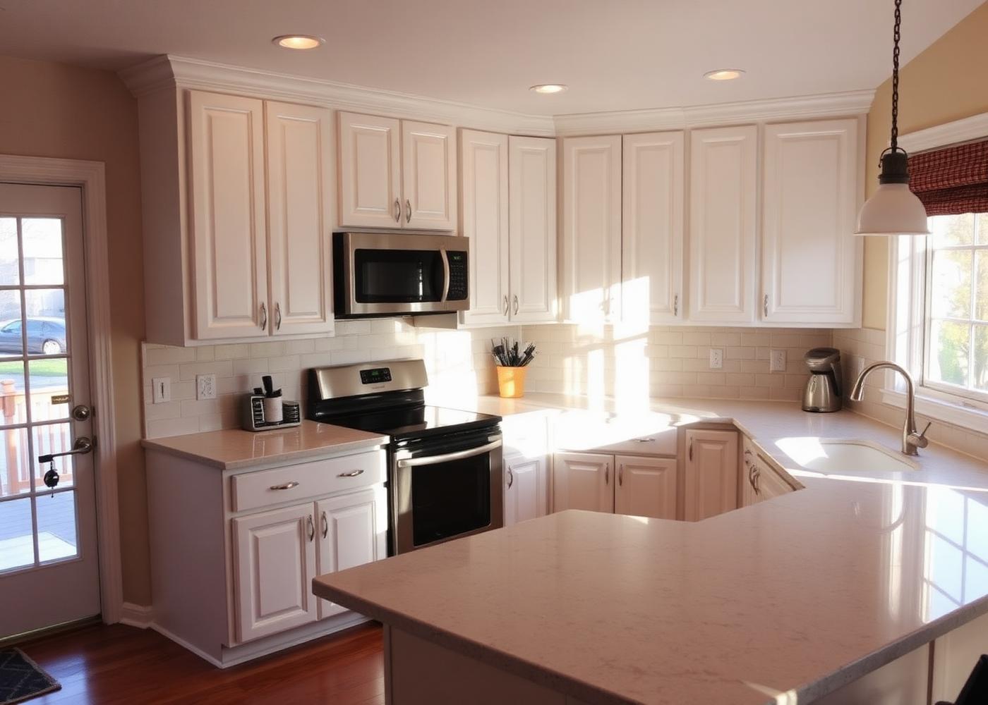 Gut-renovated kitchen in a Yonkers colonial near Crestwood