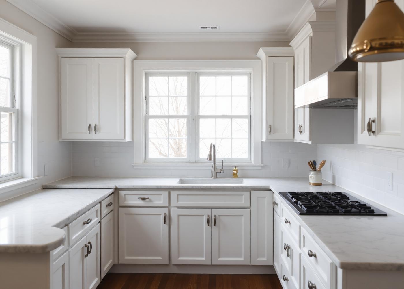 Gut-renovated kitchen in a pre-war Rochester home