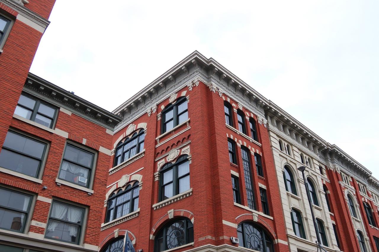 Downtown Joliet street scene highlighting the historic Will County seat