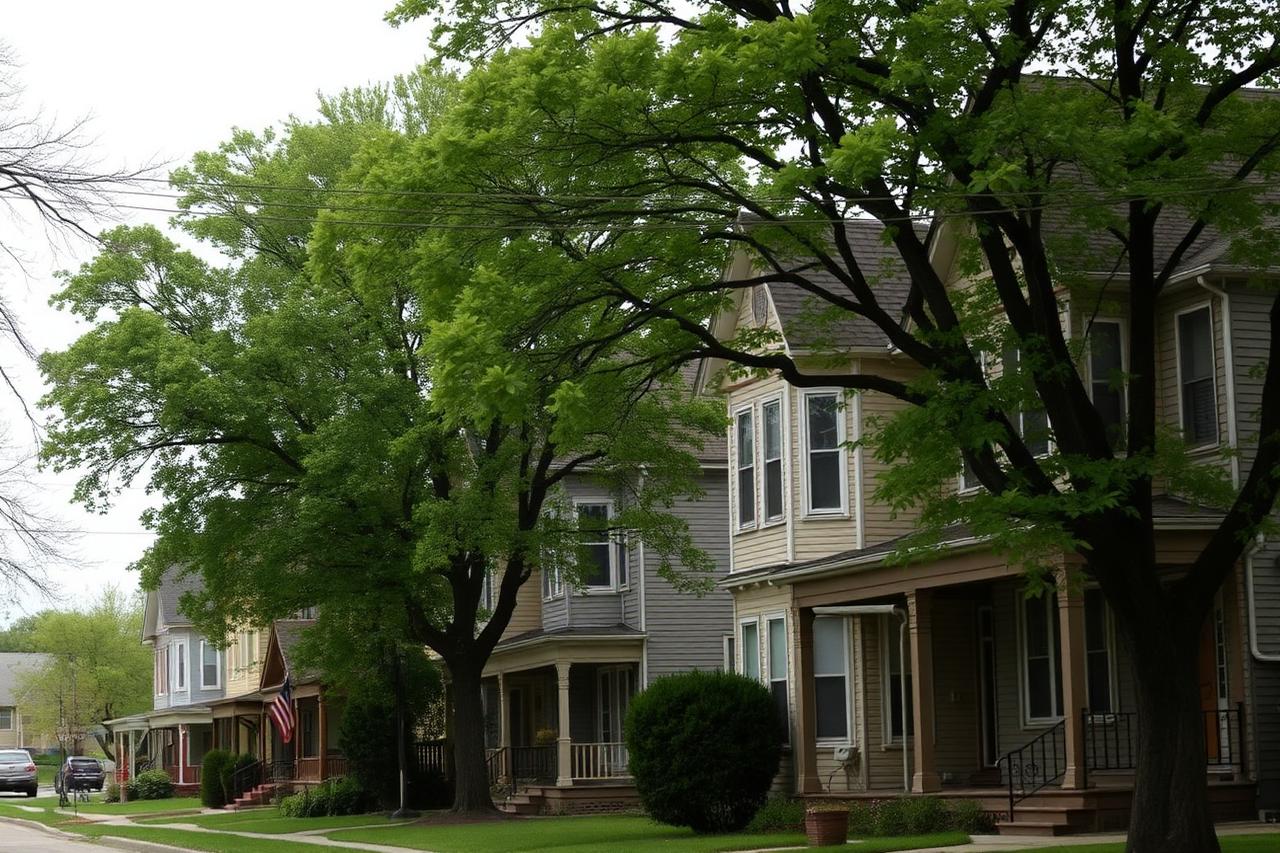 Neighborhood homes in a Joliet subdivision representing the local residential market