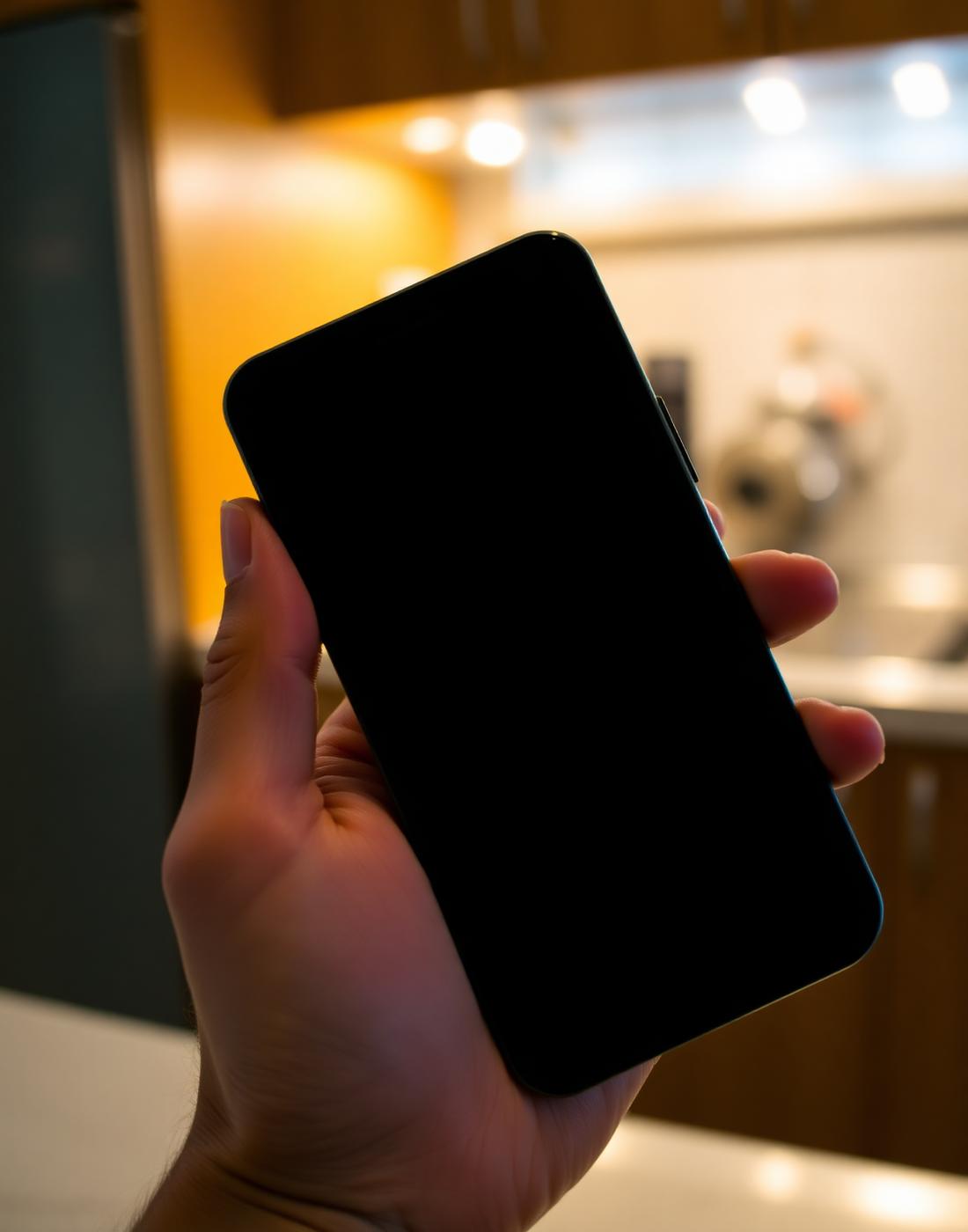 Hand holding a smartphone with a blank scheduling screen near the Harrisburg I-81 interchange