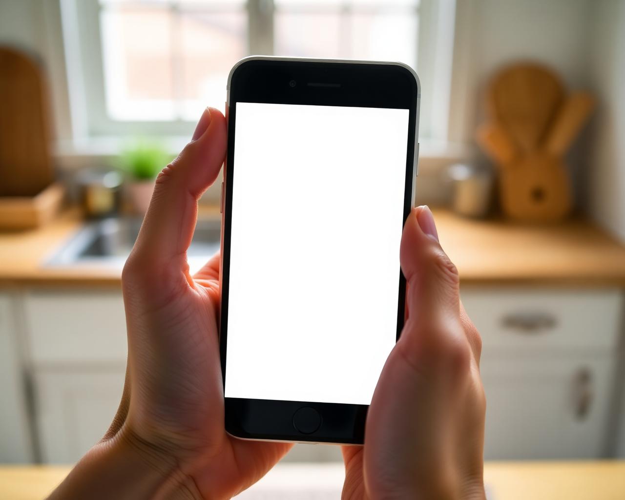 Hand holding a phone requesting an instant quote outside a Provo home near Center Street